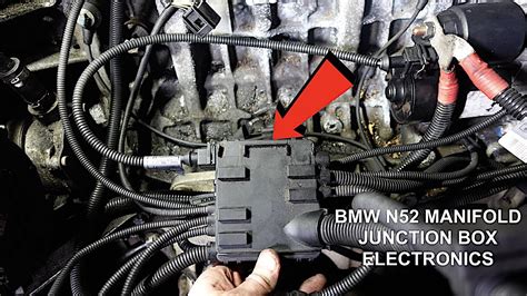 bmw junction box to intake manifold|Junction box under intake manifold .